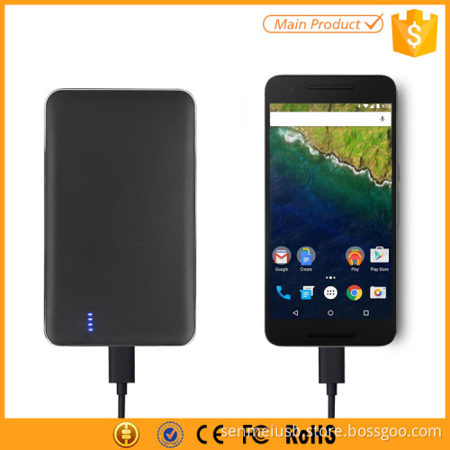 2016 Ultra-Thin Mobile Power Slim Power Bank 8000mAh Polymer Batteries